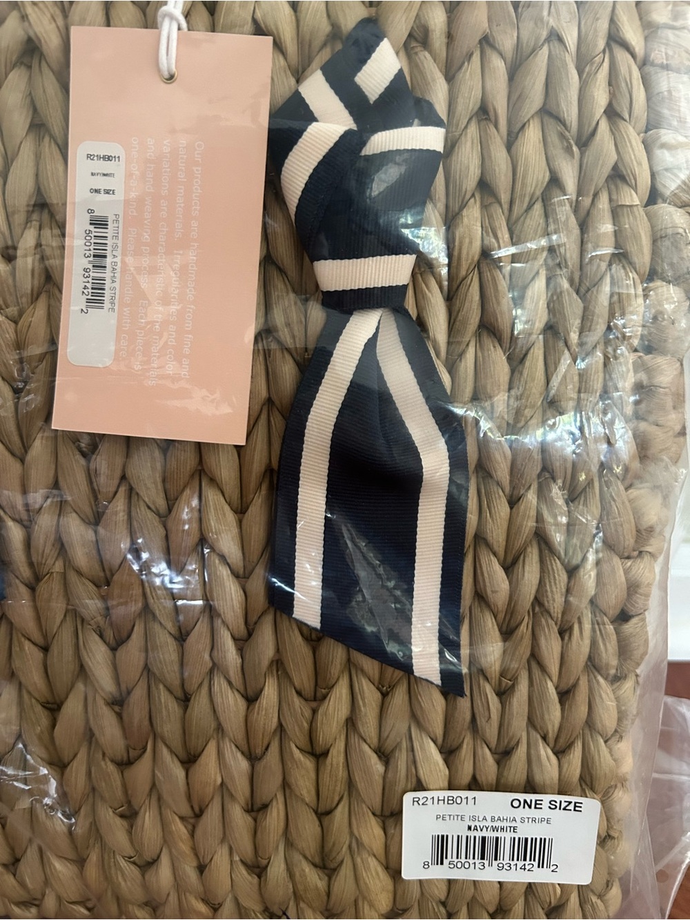 Pamela Munson Petite Isla Bahia Straw Tote - Picture 3 of 5